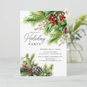 ホリーベリーエバーグリーンホリデーパーティー 招待状 (スタンド正面)