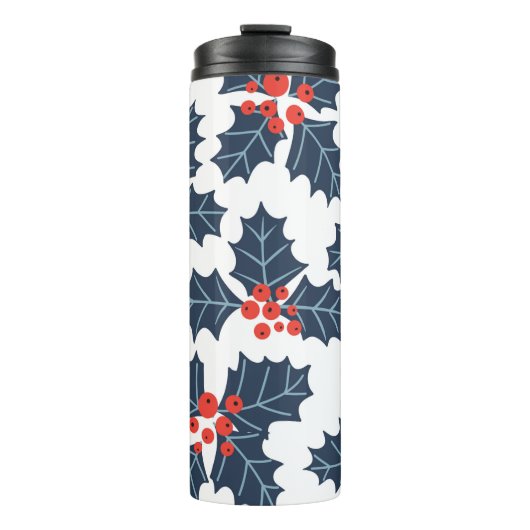 ホリーベリーオンホワイト タンブラー (正面)