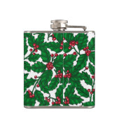 ホリーベリーオンホワイト フラスク (裏面)