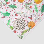 ホリーベリークランベリータンジェリンウォーターカラーフルーツ 薄葉紙 (詳細)