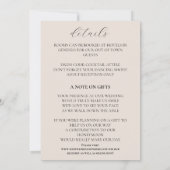 ホリーベリークリスマスオーナメント結婚式招待状 招待状 (裏面)