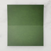 ホリーベリークリスマスパーティーパーソナライズされたレッド プレイスカード (内部開封)