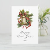 ホリーベリークリスマスベルハッピーニューイヤーカード シーズンカード (スタンド正面)