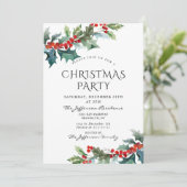 ホリーベリークリスマスミストレトーホリデーパーティー 招待状 (スタンド正面)
