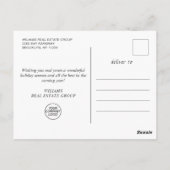 ホリーベリークリスマスミストレ企業のート ポストカード (裏面)