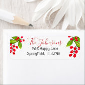 ホリーベリークリスマス ラベル (インサイチュ)