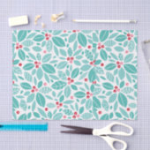 ホリーベリークリスマス 薄葉紙 (クラフト)