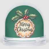 ホリーベリーグリーンとメリークリスマスクッキー (裏面)