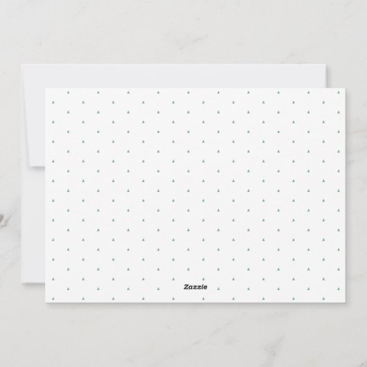 ホリーベリージョイネイビーリースクリスマス企業の シーズンカード (裏面)