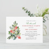 ホリーベリーツリーバーチャルクリスマスホリデーパーティー 招待状 (スタンド正面)