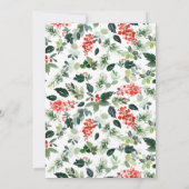 ホリーベリーツリーホリデークリスマスパーティー 招待状 (裏面)