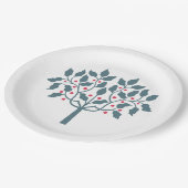 ホリーベリーツリー ペーパープレート (アングル)