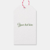 ホリーベリーハッピーホリデーズクリスマス ギフトタグ (裏面)