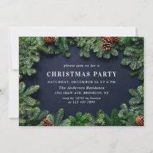 ホリーベリーパインコーンブランチクリスマスパーティー