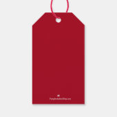 ホリーベリーパインメリークリスマス ギフトタグ (裏面)