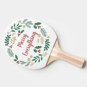 ホリーベリーパインリースメリーすべて写真 卓球ラケット (横)