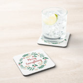 ホリーベリーパインリースメリーオールホリデイ コースター (右側)