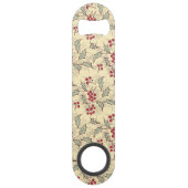 ホリーベリーパターンデザイン スピード栓抜き (裏面)