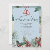 ホリーベリーピネコーンベルカンパニークリスマスパーティー 招待状 (正面)