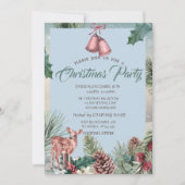 ホリーベリーピネコーン，ディアカンパニークリスマスパーティー 招待状 (正面)