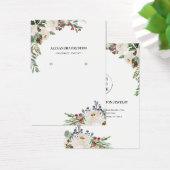 ホリーベリーフローラホリデーイヤリングディスプレイカード (デスク)