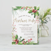 ホリーベリーブランチ会社クリスマスパーティー 招待状 (スタンド正面)