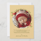 ホリーベリーベビーズ初めてのクリスマスホリデーカワイイ シーズンカード (正面)