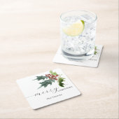 ホリーベリーホリデイ スクエアペーパーコースター (インサイチュ)