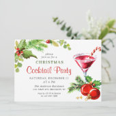 ホリーベリーホリデークリスマスカクテルパーティー 招待状 (スタンド正面)