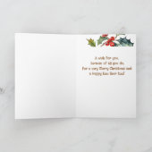 ホリーベリーメリークリスマスウィッシュ シーズンカード (内部)