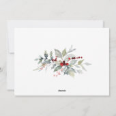 ホリーベリーメリークリスマス2フォトコラージュ シーズンカード (裏面)