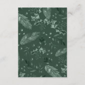 ホリーベリー冬の結婚式 エンクロージャーカード (裏面)