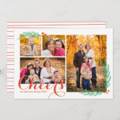 ホリーベリー応援ズホリデーフォトカード シーズンカード (正面/裏面)