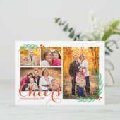 ホリーベリー応援ズホリデーフォトカード シーズンカード (スタンド正面)