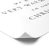 ホリーベリー歓迎カンパニークリスマスパーティーロゴ ポスター (角)