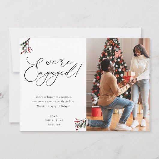 ホリーベリー私たちは婚約した2フォトホリデー (正面)