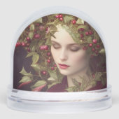 ホリーベリー美しい女性クリスマス (正面)