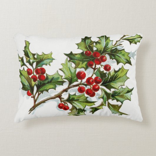 ホリーベリー001 アクセントクッション (正面)