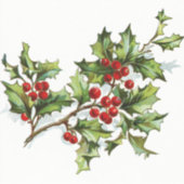 ホリーベリー001 シール (正面)