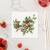 ホリーベリー001 スタンダードカクテルナプキン (インサイチュ)