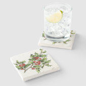 ホリーベリー001 ストーンコースター (横)