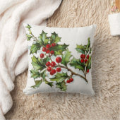 ホリーベリー002 クッション (ブランケット)