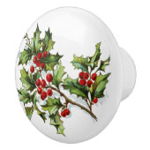 ホリーベリー002 セラミックノブ (右)