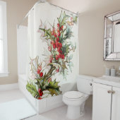 ホリーベリー003 シャワーカーテン (インサイチュ)