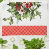 ホリーベリー20150802 キッチンタオル (折り畳み)