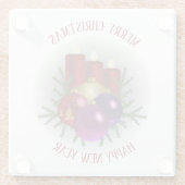 ホリーベリー ガラスコースター (裏面)