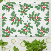 ホリーベリー キッチンタオル (折り畳み)