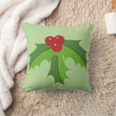 ホリーベリー クッション (ブランケット)