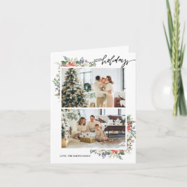 ホリーベリー&フローラシーズンの挨拶3 Photo シーズンカード