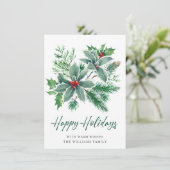 ホリーベリー ブランチ クリスマス グリーティング JOY (スタンド正面)